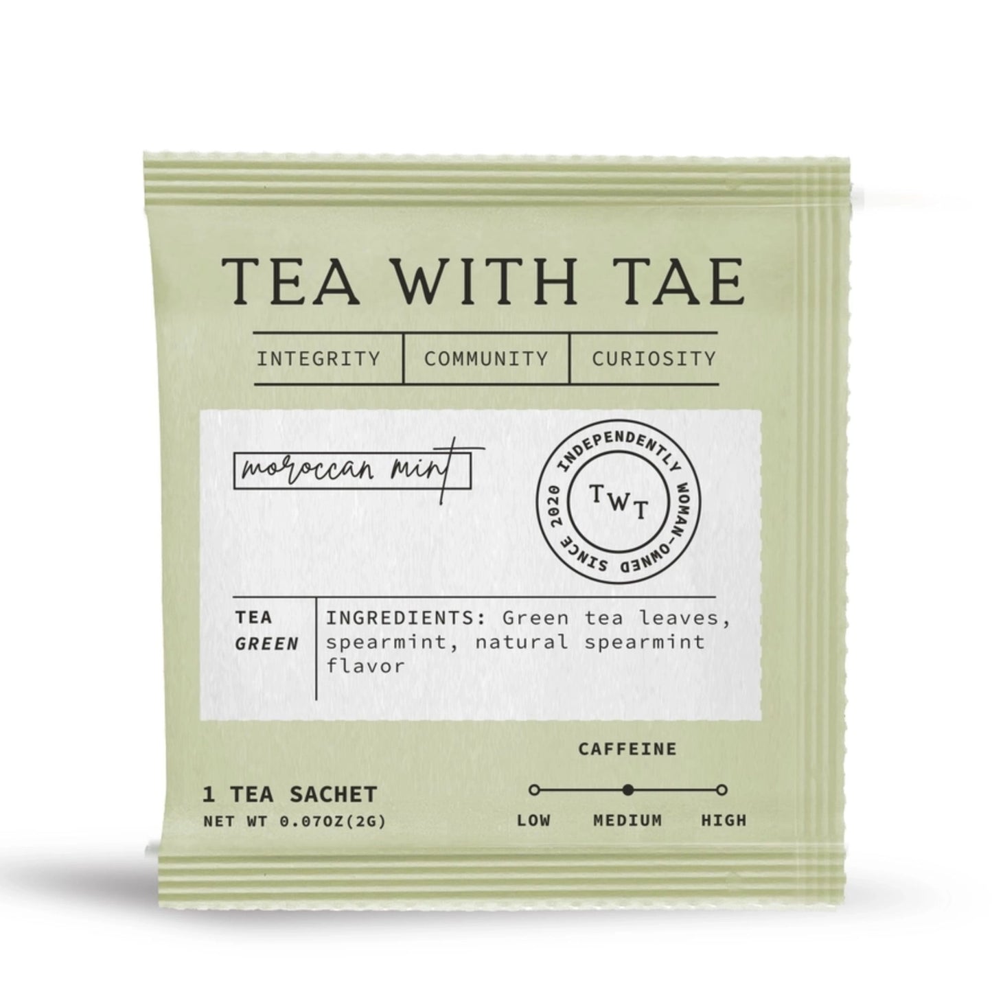 Individually Wrapped All- Natural Teas