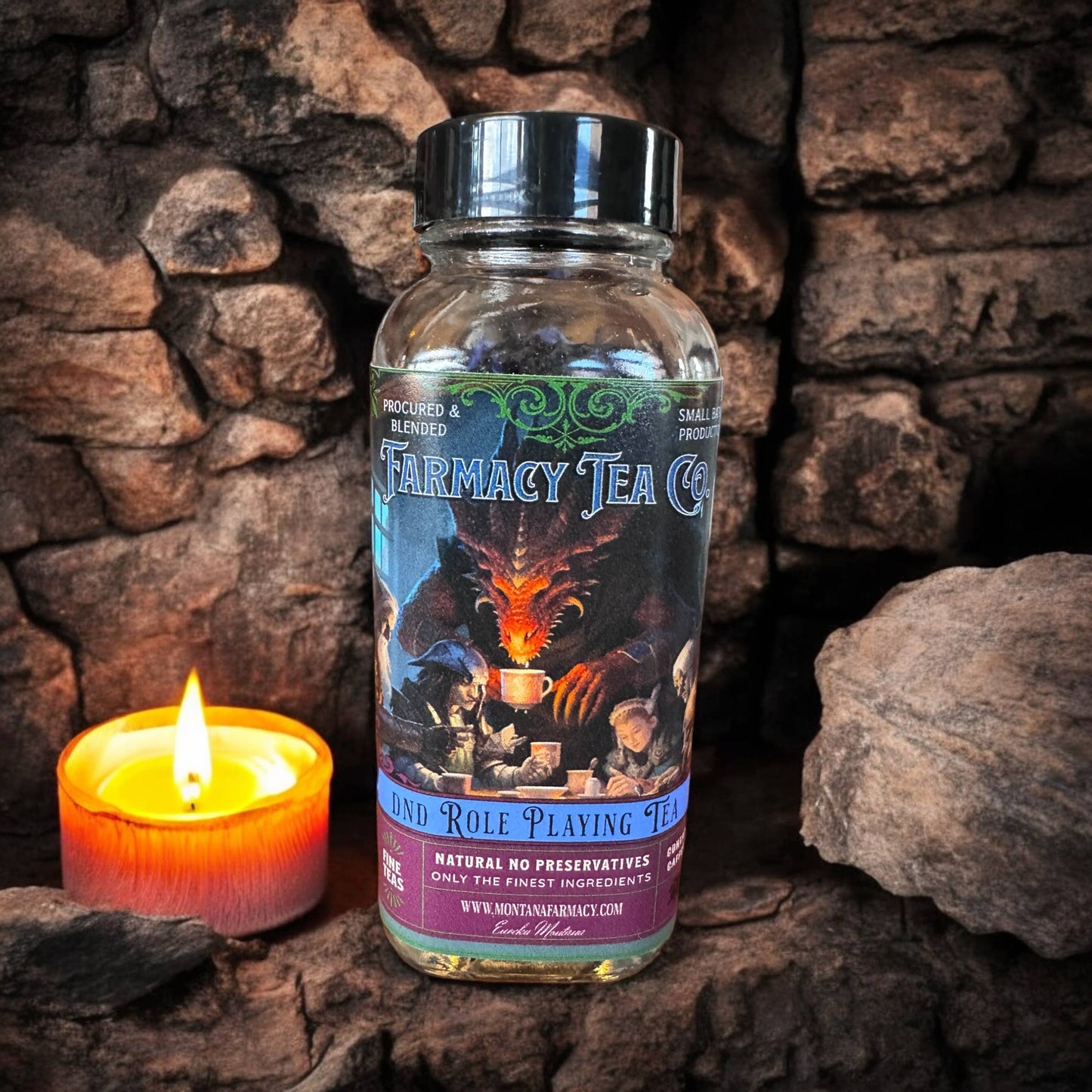 "DND Role Playing" Smokey Bourbon Vanilla Tea